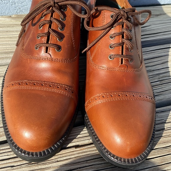 Claybrooke footwear, rustic tan, nice detailing dressy, casual. Length 121/2 - Picture 5 of 5